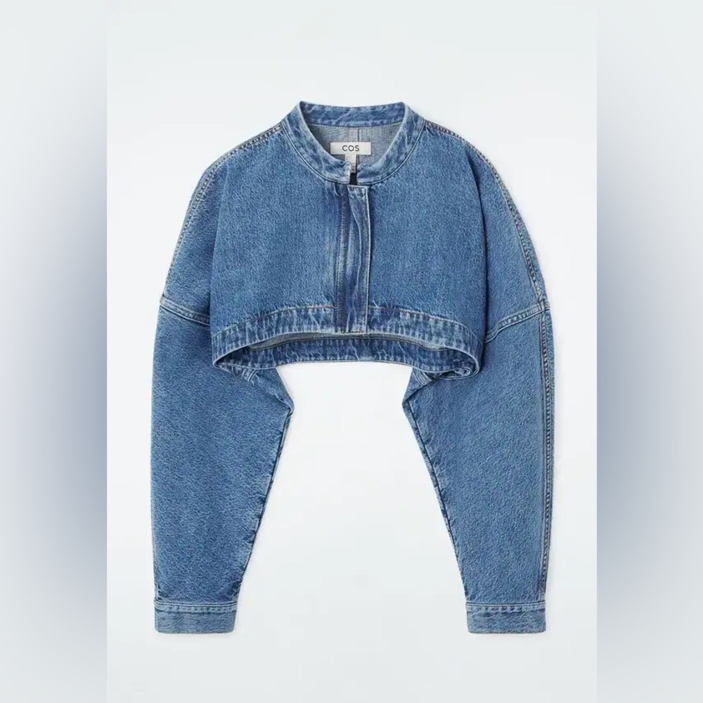 COS Cropped Hybrid Denim Jacket - Picture 4 of 8